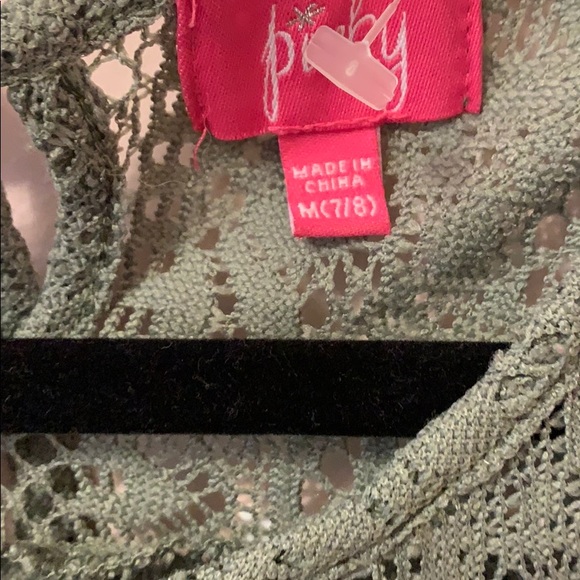 Olive green summer top - Picture 2 of 3